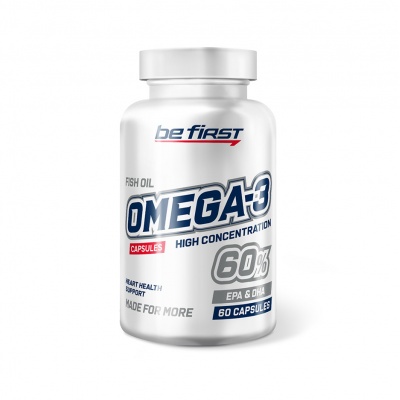  Be First Omega-3 60% High Concentration 60 